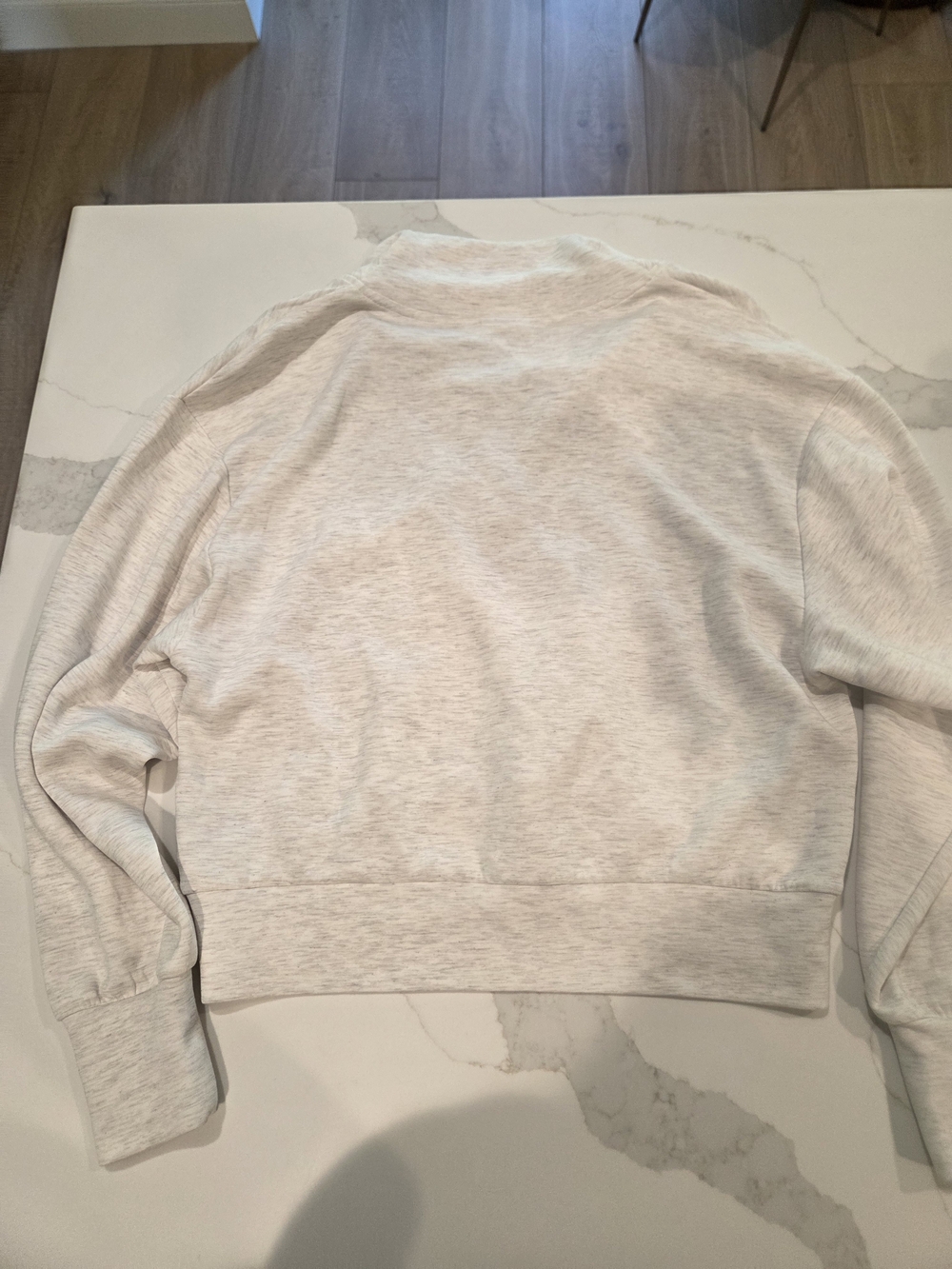 Varley Light Heather Cream Cowl Pullover Sweater. Worn Once - Picture 9 of 10